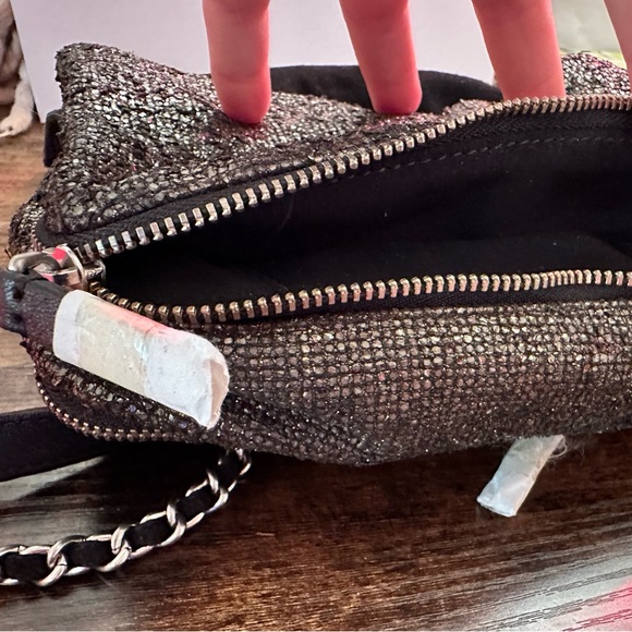 RARE NWT Jerome Dreyfuss Bobi bag in black Lamine suede - Picture 7 of 15